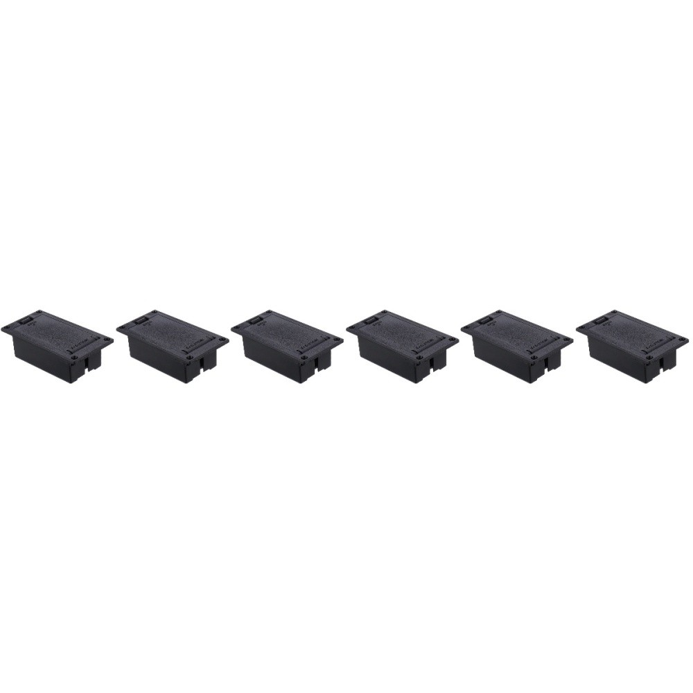 6 Stück 9V Pickup Batteriebox Gitarre und Bass Active Pick Up Batteriefach