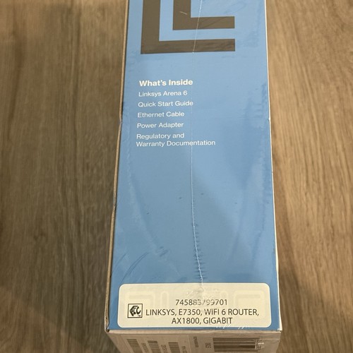 LinkSys Arena 6 WiFi 6 Dual-Band Mesh Router AX1800 Speed Black Brand New Sealed - Picture 7 of 8
