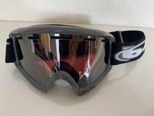 BOLLE SKI GOGGLES Gray Frames Red Clear Lenses Snowboard Adjustable Strap