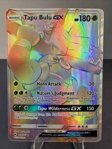 Tapu Bulu GX (Secret) 149/147 Sm-Burning Shadows Holo - Pokémon Karte - Bild 1 von 10