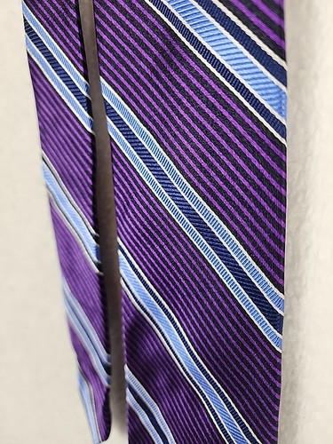 Robert Talbott Krawatte Best Of Class Lila Marine Gewebt Designer Seide Hergestellt in Italien!! - Bild 3 von 14