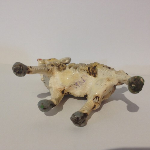 Minifigura animal vintage ITALIA Fontanini belén de cabra 2,75" pintado a mano de colección - Imagen 7 de 11