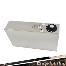 17 Gallon Top-feed Race Drift Fuel Cell Tank Level Sender 64L Aluminum Silver