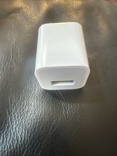 Genuine OEM Apple A1385 5W USB Travel Power Adapter Cube Charger iPhone iPad