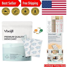 Color-Indicating Silica Gel Packets: 50 Pack for Foods & Electronics Protection