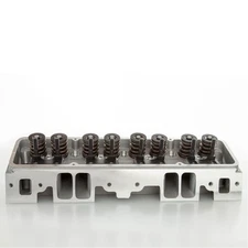 Flo-Tek Cylinder Head Assy 1200-HRSB-505S; Aluminum 200cc 64cc, Straight for SBC