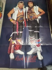 Signed WWE/WCW Large Poster Of Rock N' Roll Express