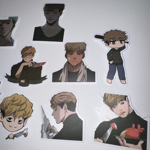 Linda pegatina Kawaii Killing Stalking Oh Sangwoo pegatinas Webtoon - Imagen 4 de 6