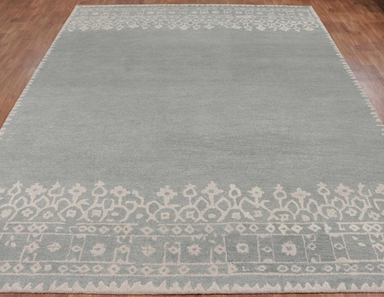 Hand Tufted Porcelain Blue Handmade 100% Wool Modern Area Rugs & carpet