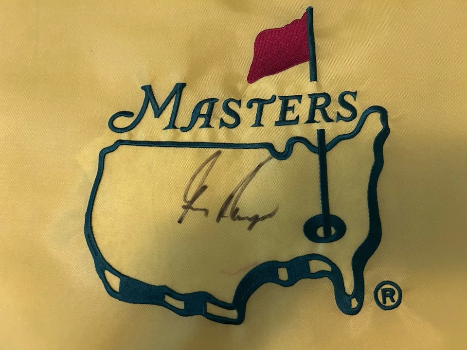 Prendedor de golf Masters 2019 firmado por Gary Player bandera Beckett Foto 2 de 4
