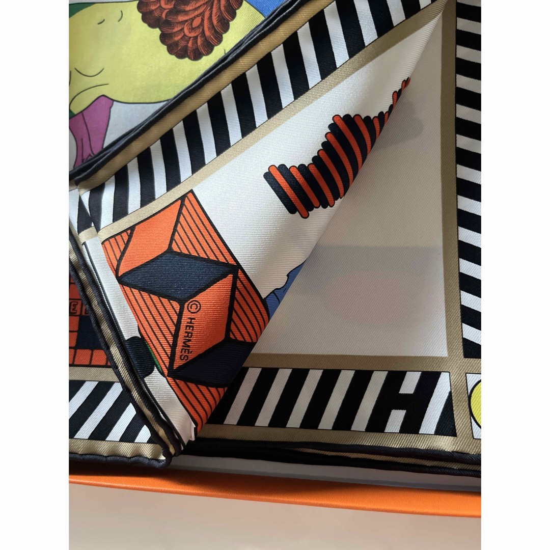 HERMES エルメス 2006 Paris in the air シルクカレ HERMES エルメス