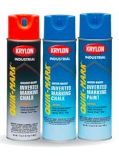 KRYLON CHEM-S03600 Inverted Marking Paint 20 Oz Solvent-Based Durable