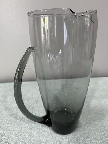 VTG Morgantown Normandie Smoke 6 pc. Martini Cocktail Pitcher Glasses - Picture 17 of 20