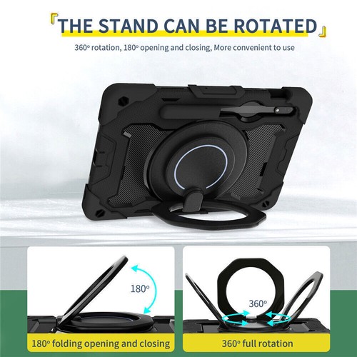 For Samsung Galaxy Tab S9 Plus Ultra Tablet Kids Shockproof Handle Silicon Cover - Picture 66 of 74
