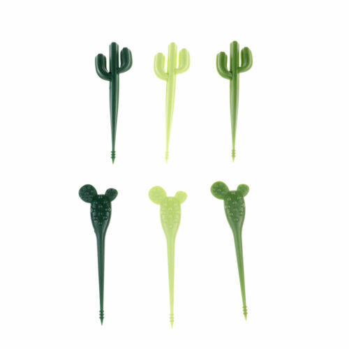 6pcs/pack Cactus Fruit Forks Dessert Forks Toothpick Kids Tableware Food Pick ZF - Bild 5 von 12