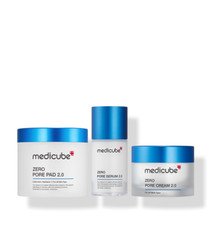 MEDICUBE Zero Line Pore Toner Pad Serum Cream 3pcs SET Pore Tightening K-beauty