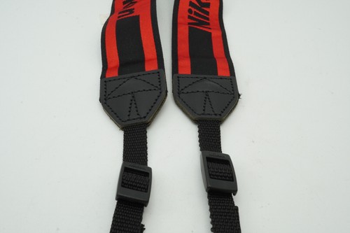 [N.Mint] Nikon Vintage original strap Red / Black from Japan #B139 - Picture 9 of 10