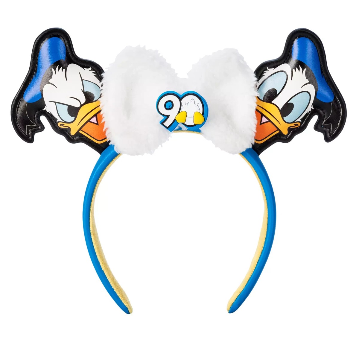Disney Parks Donald Duck 90th Anniversary Ears Headband NWT