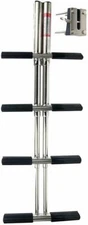 4 Step Ladder Stainless Steel Marine Sport Boat With Bracket Dive Telescoping