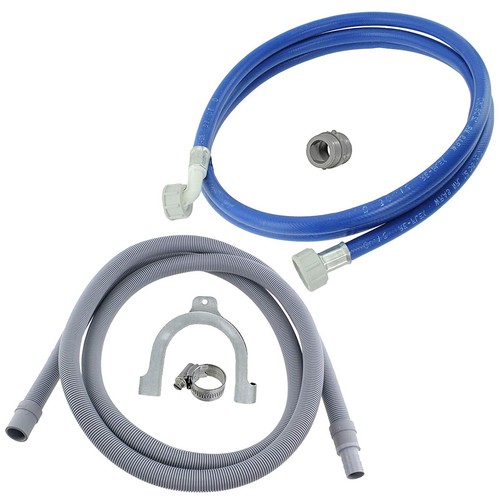 Fill Water Pipe & Drain Outlet Hose Extension 2.5m for HOOVER Dishwasher - Picture 1 of 6