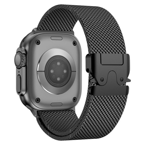 Cinturino Orologio Titanio Milanese Loop per Apple Watch Ultra 2 49mm 46mm 45mm - Foto 2 di 3