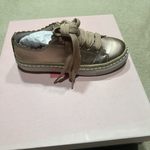 New Kate Spade Lena Sneakers 6 M Rose Gold Leather - Picture 16 of 21