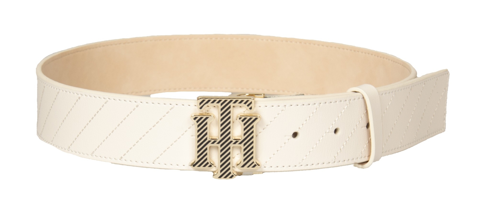 TOMMY HILFIGER Damen-Ледергюртель с логотипом hoch mit длиной 4 см-Галерея металлических изделий AW