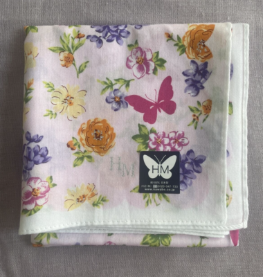 小物 HANAE MORI HANDKERCHIEFS Handkerchief HM Hanae Mori brand new, bitterly and flowers