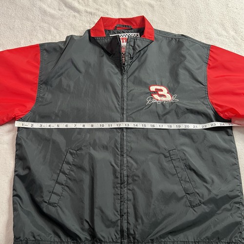 Vintage 90s MASCAR Dale Earnhardt Intimidator Nutmeg Windbreaker Size Large #3 - Picture 5 of 22