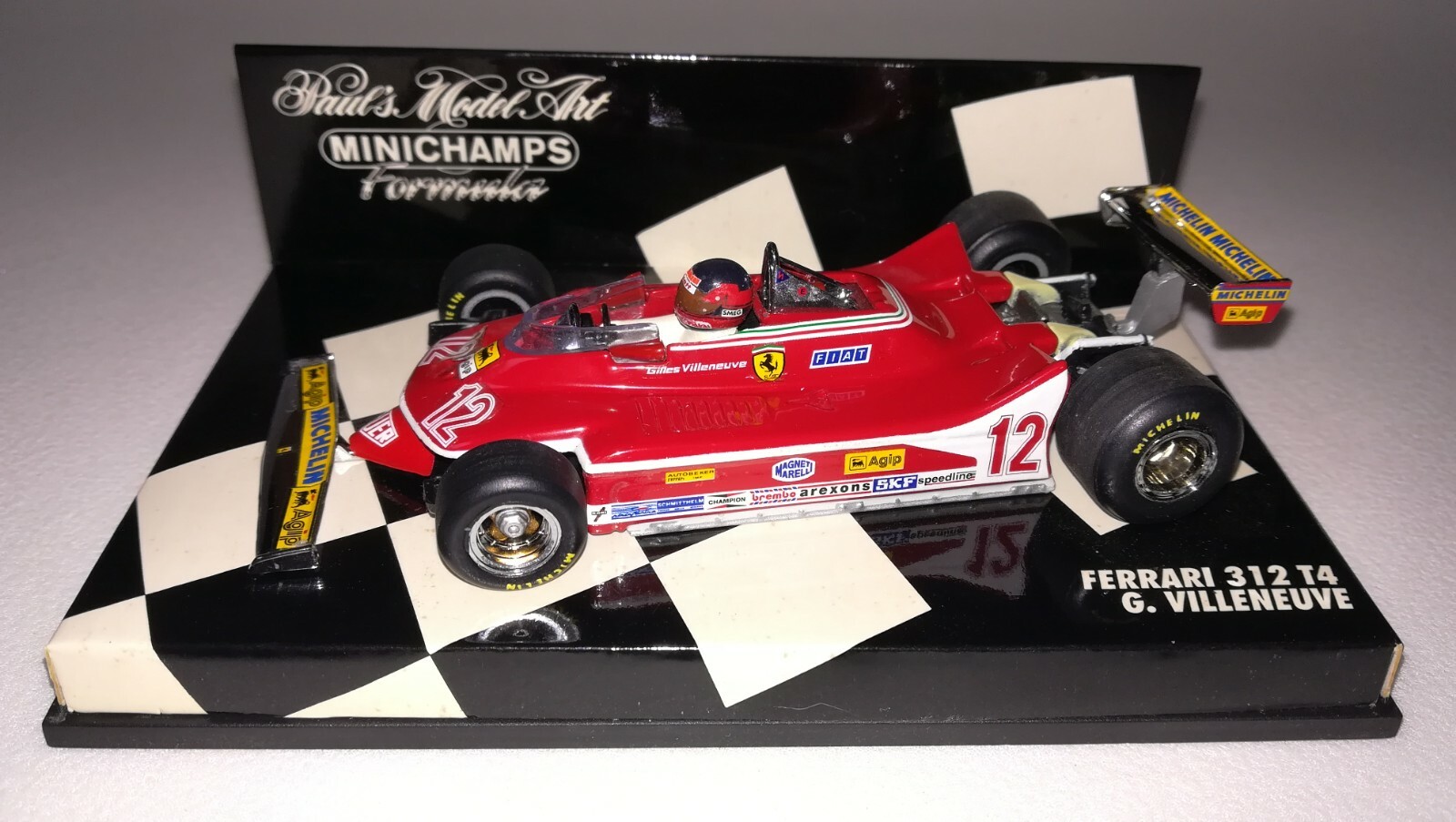 Minichamps F1 Ferrari 312 T4 1979 Gilles Villeneuve 1 43 Minichamps F1 Ferrari 312 T4 1979 Gilles Villeneuve 1 43
