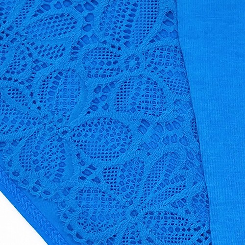 Biancheria intima triangolare con pizzo floreale vita bassa lingerie morbida: - Foto 6 di 12