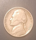 1938 Jefferson Nickel Cent Us Old Coin No Mint Mark Circulated (#1)