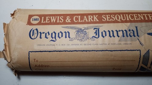 Vintage Newpaper Oregon Sesquicentennial Oregon Journal 1805-1955 Un-Opened - Picture 3 of 6