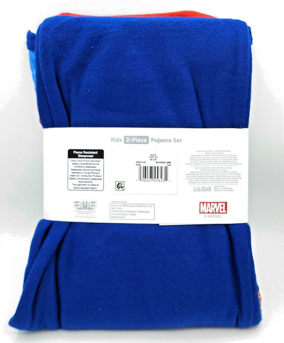 Boys Marvel Heroes Ironman Hulk Capt. America Pajamas 2 pc Sleepwear Size 8 Med - Picture 2 of 4