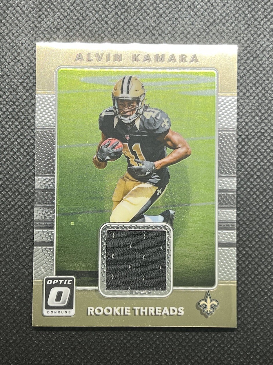 2017 Panini Optic Rookie Threads Patch Alvin Kamara RC #17 New Orleans Saints