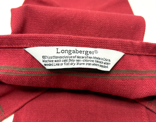 Longaberger rot & grün Weihnachten Handtücher -- 4er Set -- gebraucht - Bild 6 von 6