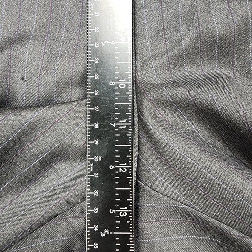 Hugo Boss Suit Mens 46L Blazer Jacket 36x33 Dress Pants Gray Super 120s Einstein - Picture 21 of 24
