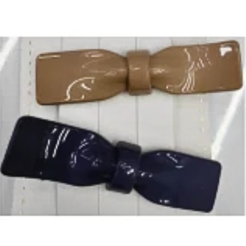 Juego de pinzas para el cabello Drift Sea - 2 piezas, elegante diseño de lazo - Imagen 3 de 4
