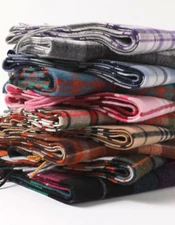 Plaid Checks Tartan Luxurious Soft Cashmere Feel Men Women Winter Scarf Scarves