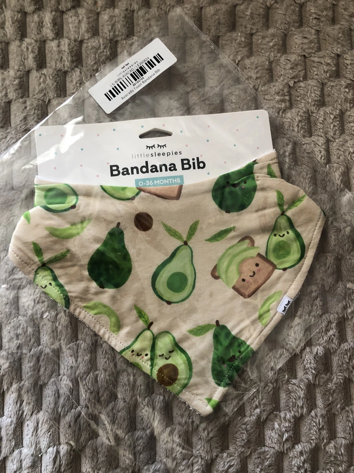 Little Sleepies Avocado Toast Bandana Bib
Opens in a new window or tab