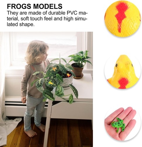 Reptile Frog Figure Replica Toy Chameleon Figure Plastic PVC 24pcs, 003 - Picture 5 of 5