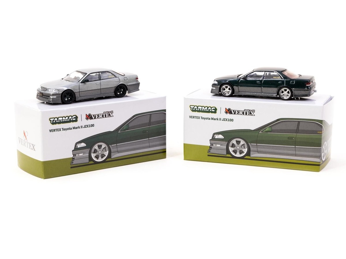 TARMAC WORKS VERTEX TOYOTA MARK Ⅱ JZX100 Preorder] Tarmac Works 1:64 VERTEX Toyota Mark II JZX100 Red