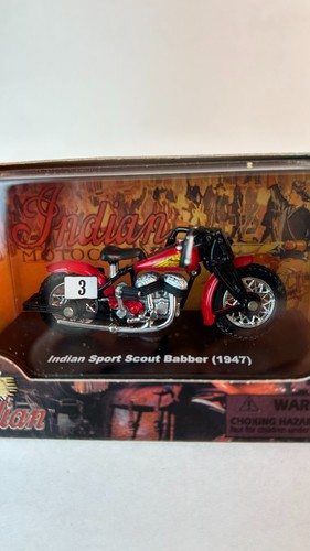 New Ray 1:32 Scale 1947 Indian Sport Scout Babber Motorcycle - Picture 2 of 5