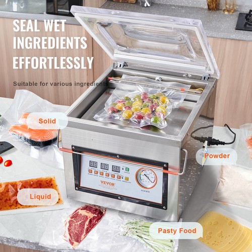 VEVOR Macchina confezionatrice sottovuoto commerciale 320W Sacchetti sottovuoto - Bild 6 von 12