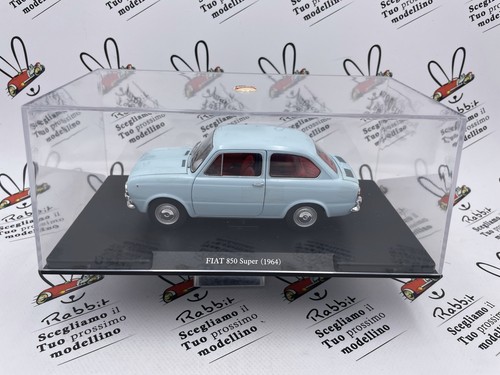 Die Cast "Fiat 850 Super (1964)" Vintage Car Scale 1/24