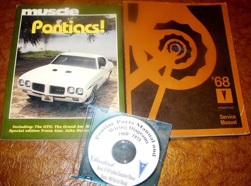 1968 68 Pontiac Service Manual & Parts LeMans GTO Firebird HO Tempest Grand Prix - Picture 2 of 13