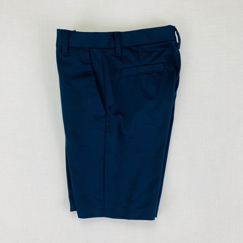 Izod Shorts Kid's Chino Flat Front Lightweight Cotton Navy Blue New without Tags - Picture 7 of 8