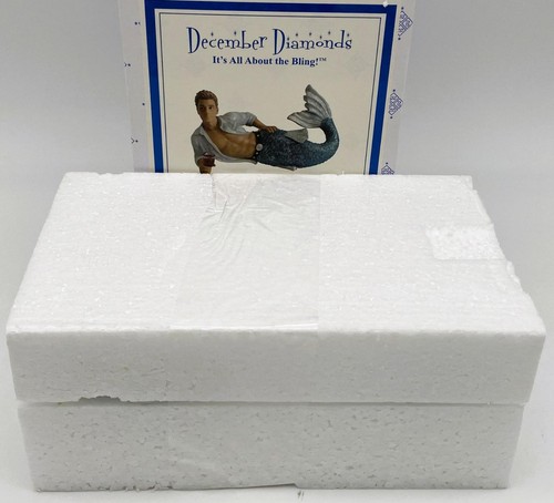 2013 December Diamonds Merman Triton Ornament, Rare & Retired, New 55-90791 - Picture 5 of 9