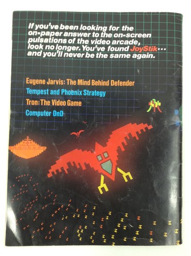 Vintage Joystik Video Game Magazine | Premiere Issue September 1982 | Has Wear - Picture 2 of 9