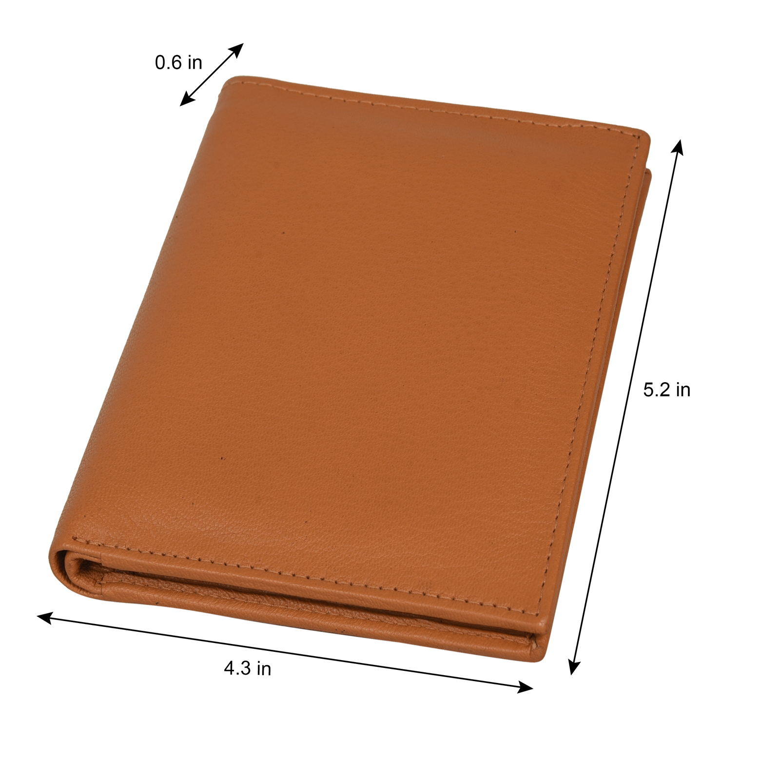 Leatherboss Genuine Leather Men RFID Credit Card Holder Bifold Wallet, Tan Leatherboss Genuine Leather Men RFID Credit Card Holder Bifold Wallet, Tan